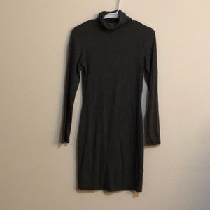 Turtleneck mini dress